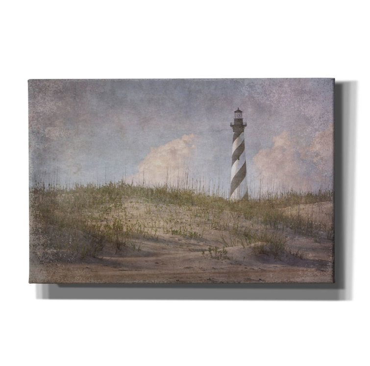 Longshore Tides Cape Hatteras Lighthouse Vintage On Canvas by Rick Berk ...
